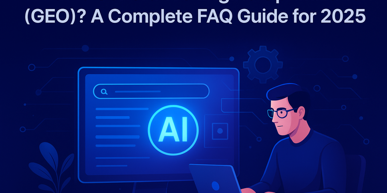 What Is Generative Engine Optimization (GEO)? A Complete FAQ Guide for 2025